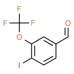 ChemSpider 2D Image | 4-Iodo-3-(trifluoromethoxy)benzaldehyde | C8H4F3IO2