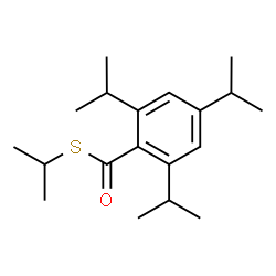ChemSpider 2D Image | S-Isopropyl 2,4,6-triisopropylbenzenecarbothioate | C19H30OS