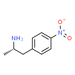 ChemSpider 2D Image | (2S)-1-(4-Nitrophenyl)-2-propanamine | C9H12N2O2