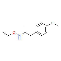 ChemSpider 2D Image | N-Ethoxy-1-[4-(methylsulfanyl)phenyl]-2-propanamine | C12H19NOS