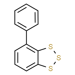 ChemSpider 2D Image | 4-Phenyl-1,2,3-benzotrithiole | C12H8S3