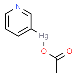ChemSpider 2D Image | 3-(Acetoxymercuri)Pyridine | C7H7HgNO2