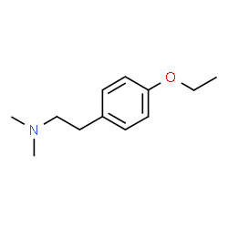 ChemSpider 2D Image | 2-(4-Ethoxyphenyl)-N,N-dimethylethanamine | C12H19NO