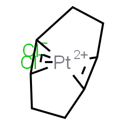 ChemSpider 2D Image | Dichloro[(1,2,5,6-eta)-1,5-cyclooctadiene]platinum | C8H12Cl2Pt