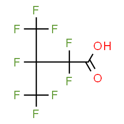 ChemSpider 2D Image | 2,2,3,4,4,4-Hexafluoro-3-(trifluoromethyl)butanoic acid | C5HF9O2