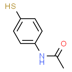 ChemSpider 2D Image | 4-acetamidothiophenol | C8H9NOS