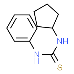 ChemSpider 2D Image | 1-Cyclopentyl-3-phenylthiourea | C12H16N2S