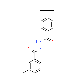 ChemSpider 2D Image | N'-(4-tert-butylbenzoyl)-3-methylbenzohydrazide | C19H22N2O2
