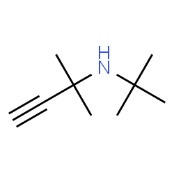 ChemSpider 2D Image | n-tert-butyl-2-methylbut-3-yn-2-amine | C9H17N