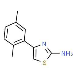 ChemSpider 2D Image | 4-(2,5-dimethylphenyl)thiazol-2-amine | C11H12N2S