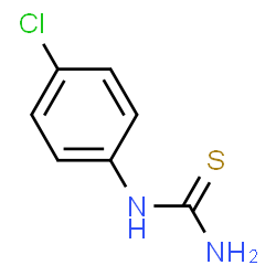 ChemSpider 2D Image | 4-chlorophenylthiourea | C7H7ClN2S