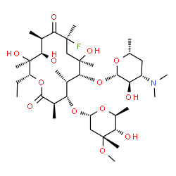ChemSpider 2D Image | Flurithromycin | C37H66FNO13