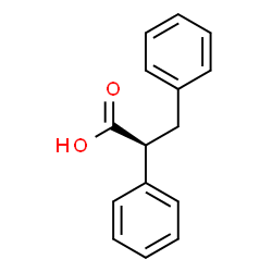 ChemSpider 2D Image | (2S)-2,3-Diphenylpropanoic acid | C15H14O2