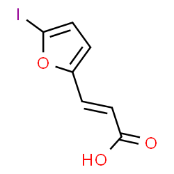 ChemSpider 2D Image | 3-(5-Iodo-furan-2-yl)-acrylic acid | C7H5IO3