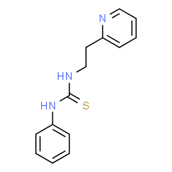 ChemSpider 2D Image | 1-Phenyl-3-[2-(2-pyridinyl)ethyl]thiourea | C14H15N3S