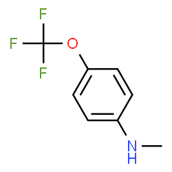 ChemSpider 2D Image | N-Methyl-4-(trifluoromethoxy)aniline | C8H8F3NO