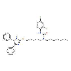 ChemSpider 2D Image | lecimibide | C34H40F2N4OS