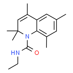 ChemSpider 2D Image | N-ethyl-2,2,4,6,8-pentamethylquinoline-1-carboxamide | C17H24N2O