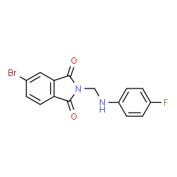 ChemSpider 2D Image | MFCD00221873 | C15H10BrFN2O2
