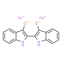 ChemSpider 2D Image | Indigo White | C16H10N2Na2O2