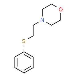 ChemSpider 2D Image | 4-[2-(Phenylsulfanyl)ethyl]morpholine | C12H17NOS