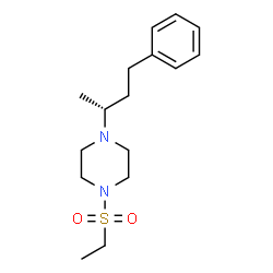 ChemSpider 2D Image | 1-(Ethylsulfonyl)-4-[(2R)-4-phenyl-2-butanyl]piperazine | C16H26N2O2S