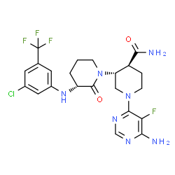ChemSpider 2D Image | vecabrutinib | C22H24ClF4N7O2