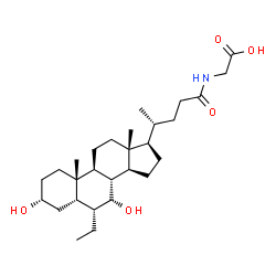 ChemSpider 2D Image | Glyco-Obeticholic Acid | C28H47NO5