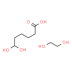 ChemSpider 2D Image | 6,6-Dihydroxyhexanoic acid - 1,2-ethanediol (1:1) | C8H18O6