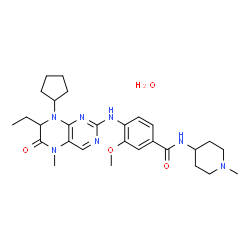 ChemSpider 2D Image | Bi-2536 Monohydrate | C28H41N7O4