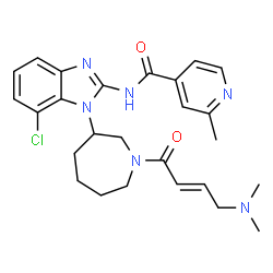 ChemSpider 2D Image | nazartinib | C26H31ClN6O2