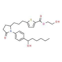 ChemSpider 2D Image | Aganepag ethanediol | C26H35NO5S