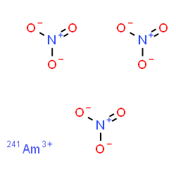 ChemSpider 2D Image | (~241~Am)Americium(3+) trinitrate | 241AmN3O9