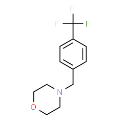 ChemSpider 2D Image | 4-[4-(Trifluoromethyl)benzyl]morpholine | C12H14F3NO