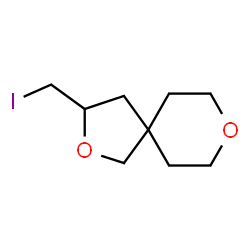 ChemSpider 2D Image | 3-(Iodomethyl)-2,8-dioxaspiro[4.5]decane | C9H15IO2