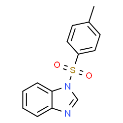 ChemSpider 2D Image | 1-(Toluene-4-sulfonyl)-1H-benzoimidazole | C14H12N2O2S