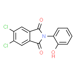 ChemSpider 2D Image | 5,6-Dichloro-2-(2-hydroxy-phenyl)-isoindole-1,3-dione | C14H7Cl2NO3
