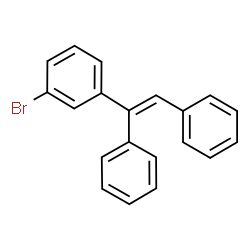 ChemSpider 2D Image | 1-Bromo-3-[(E)-1,2-diphenylvinyl]benzene | C20H15Br
