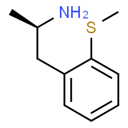 ChemSpider 2D Image | (2R)-1-[2-(Methylsulfanyl)phenyl]-2-propanamine | C10H15NS