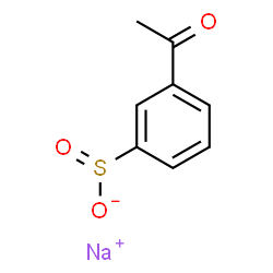 ChemSpider 2D Image | Sodium 3-acetylbenzenesulfinate | C8H7NaO3S