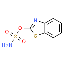 ChemSpider 2D Image | 1,3-Benzothiazol-2-yl sulfamate | C7H6N2O3S2