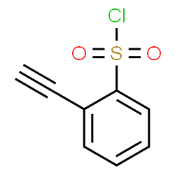ChemSpider 2D Image | 2-Ethynylbenzenesulfonyl chloride | C8H5ClO2S