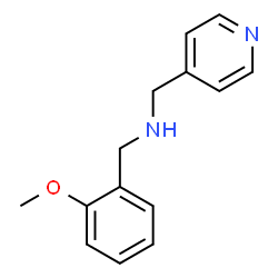 ChemSpider 2D Image | (2-Methoxybenzyl)(pyridin-4-ylmethyl)amine | C14H16N2O