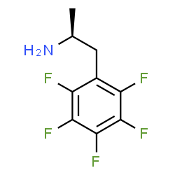 ChemSpider 2D Image | (2S)-1-(Pentafluorophenyl)-2-propanamine | C9H8F5N