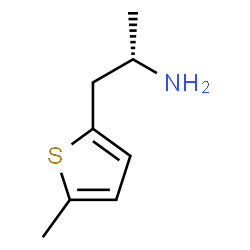 ChemSpider 2D Image | (2S)-1-(5-Methyl-2-thienyl)-2-propanamine | C8H13NS