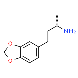 ChemSpider 2D Image | (2S)-4-(1,3-Benzodioxol-5-yl)-2-butanamine | C11H15NO2