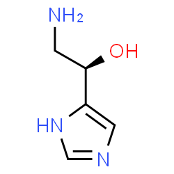 ChemSpider 2D Image | (1R)-2-Amino-1-(1H-imidazol-5-yl)ethanol | C5H9N3O
