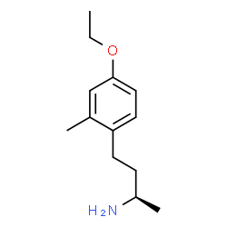 ChemSpider 2D Image | (2R)-4-(4-Ethoxy-2-methylphenyl)-2-butanamine | C13H21NO