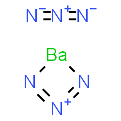 ChemSpider 2D Image | [1,2-Triazadien-2-iumato(2-)-kappa~2~N~1~,N~3~]barium(1+) azide | BaN6