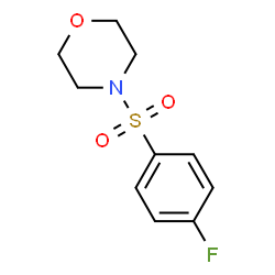 ChemSpider 2D Image | 4-((4-fluorophenyl)sulfonyl)morpholine | C10H12FNO3S